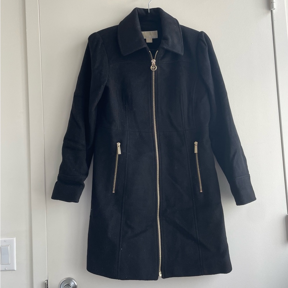 Black wool Michael Kors coat